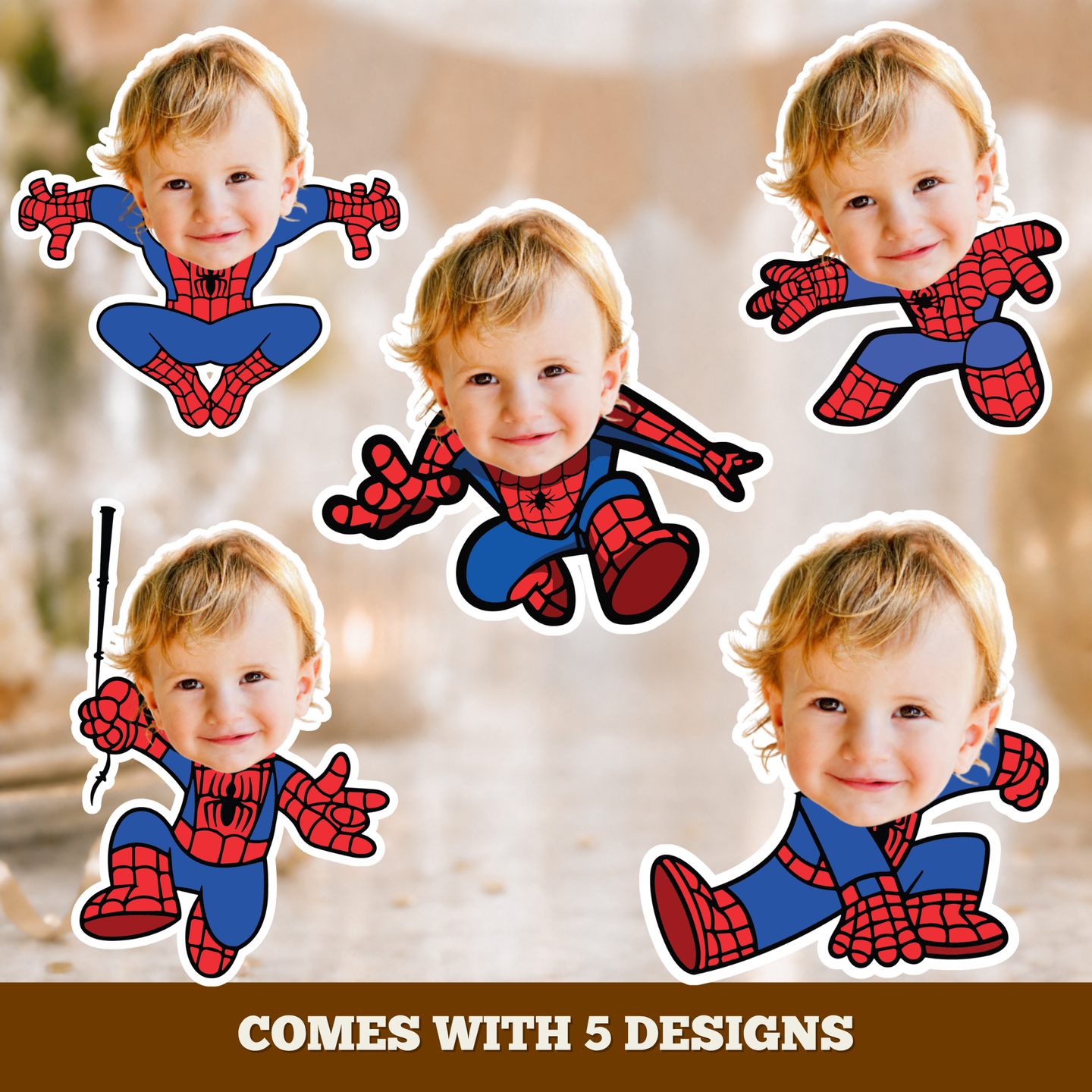 Spider-Man Cake Toppers Set