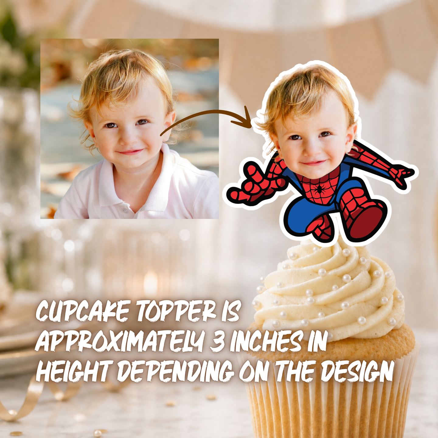 Spider-Man Cake Toppers Set