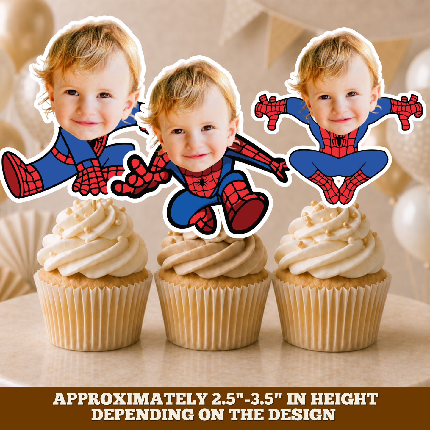 Spider-Man Cake Toppers Set