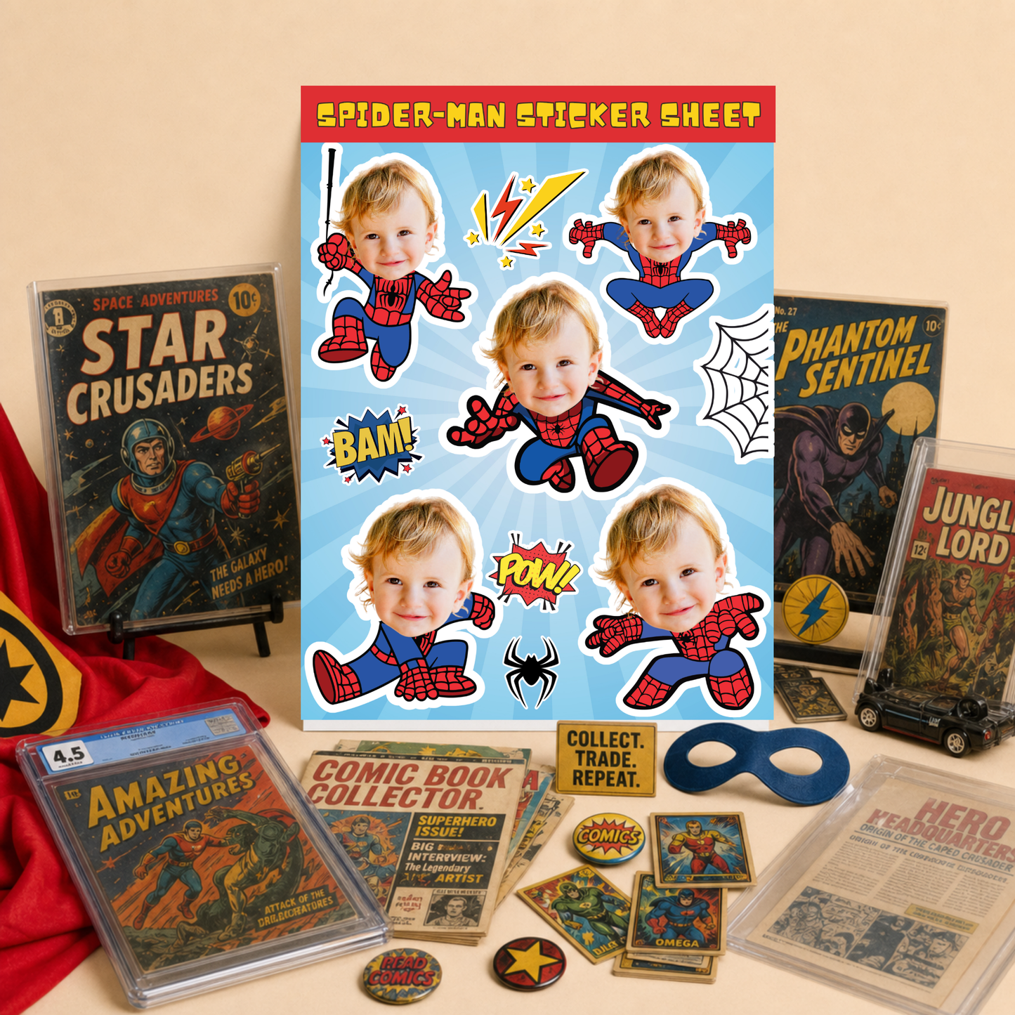 Spider-Man Sticker Sheets