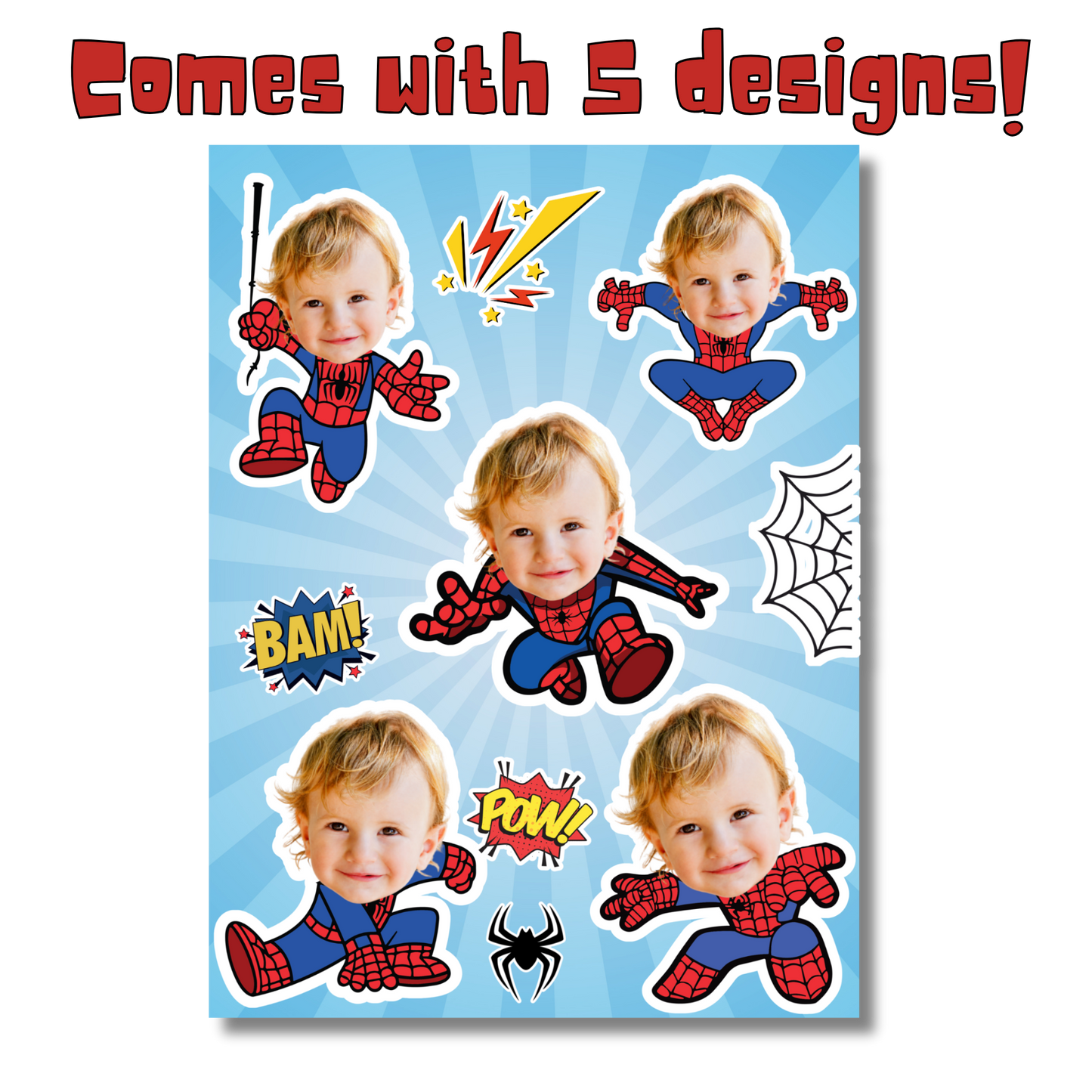 Spider-Man Sticker Sheets