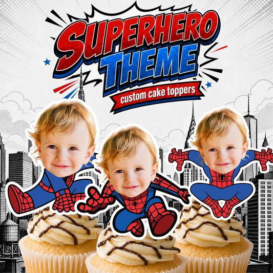 Spider-Man Cake Toppers Set
